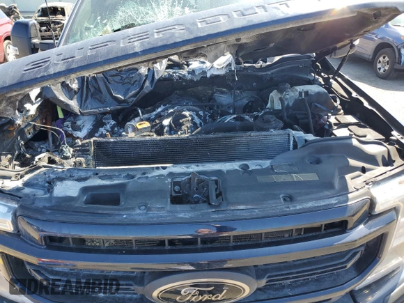 2022 Ford F-250 XL with VIN 1FT7W2BNXNEC81770, listed as a Copart auction lot 52626614 with Not provided miles and Salvage title. Bid and sale history available at DreamBid. Image 11.