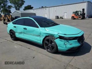 2023 Honda Accord Sport-L with VIN 1HGCY2F74PA024667, listed as a Copart auction lot 55311745 with Not provided miles and Salvage title. Bid and sale history available at DreamBid. Image 4.