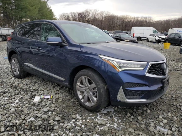 2021 Acura RDX w/Advance Package with VIN 5J8TC2H77ML012783, listed as a Copart auction lot 88412225 with 34,977 mi miles and Salvage Title. Bid and sale history available at carsss.com. Image 4.