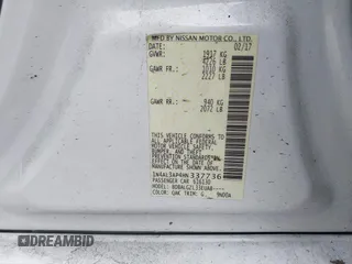 2017 Nissan Altima S z VIN 1N4AL3AP4HN337736, wystawiony jako IAAI lot #41724721 z przebiegiem 141 799 mil mil oraz . Historia ofert i sprzedaży dostępna na DreamBid. Obrazek 9.