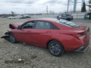 2024 Hyundai Elantra SEL with VIN KMHLM4DG5RU729855, listed as a Copart auction lot 47969195 with 11,835 mi miles and Salvage Title. Bid and sale history available at carsss.com. Image 2.