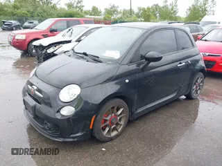 2012 FIAT 500 Abarth z VIN 3C3CFFFH9CT360049, wystawiony jako IAAI lot #42319565 z przebiegiem 163 888 mil mil oraz . Historia ofert i sprzedaży dostępna na DreamBid. Obrazek 2.