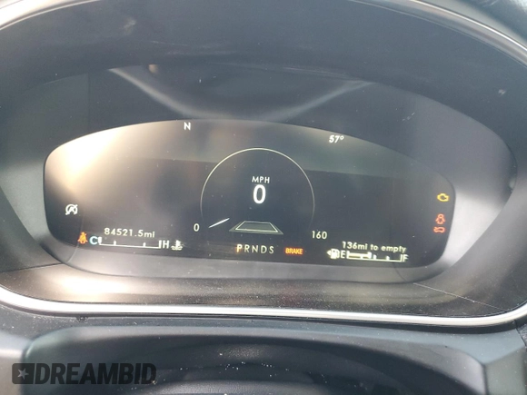 2019 Lincoln Nautilus Reserve with VIN 2LMPJ8LP3KBL18537, listed as a Copart auction lot 53504675 with 84,521 mi miles and Salvage title. Bid and sale history available at DreamBid. Image 9.