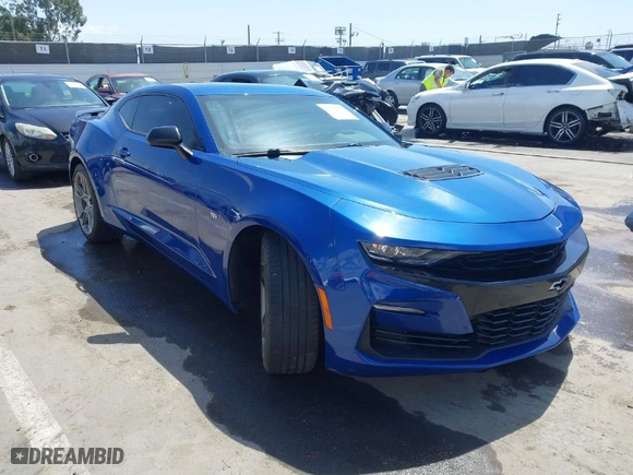 2019 Chevrolet Camaro 1SS with VIN 1G1FF1R76K0153718, listed as a IAAI auction lot 41938230 with 51,642 mi miles. Bid and sale history available at carsss.com. Image 1.