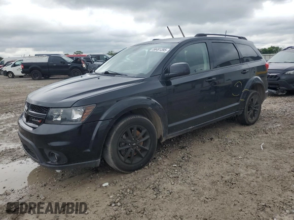 2019 Dodge Journey SE z VIN 3C4PDCBB1KT798081, wystawiony jako Copart lot #58491395 z przebiegiem 102 740 mil mil oraz Szkoda całkowita • Salvage title. Historia ofert i sprzedaży dostępna na DreamBid. Obrazek 1.