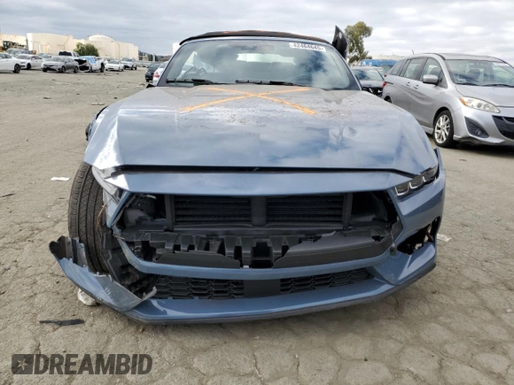 2024 Ford Mustang EcoBoost with VIN 1FAGP8UH2R5135673, listed as a Copart auction lot 42464645 with 0 mi miles and Salvage Title. Bid and sale history available at carsss.com. Image 5.