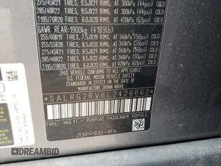 2020 Land Rover Discovery SE with VIN SALRG2RV6L2426662, listed as a Copart auction lot 76928444 with 98,796 mi miles and Salvage Title. Bid and sale history available at DreamBid. Image 14.