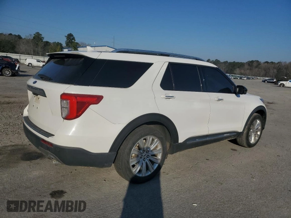 2020 Ford Explorer Limited with VIN 1FMSK7FH7LGD12624, listed as a Copart auction lot 46860335 with 58,071 mi miles and Salvage Title. Bid and sale history available at carsss.com. Image 3.
