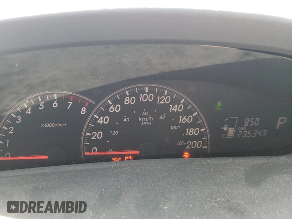 2008 Toyota Yaris with VIN JTDJT923885203983, listed as a Copart auction lot 46039865 with 235,343 mi miles and Non Repairable. Bid and sale history available at DreamBid. Image 9.