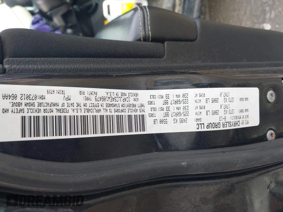 2014 Jeep Cherokee Latitude with VIN 1C4PJLCS4EW106479, listed as a IAAI auction lot 42283214 with 179,029 mi miles and . Bid and sale history available at DreamBid. Image 9.