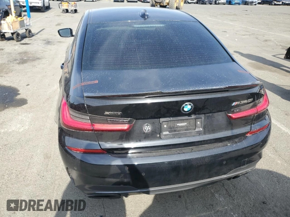 2021 BMW 3 Series M340i xDrive with VIN 3MW5U9J02M8C14378, listed as a Copart auction lot 48590905 with 29,848 mi miles and Salvage Title. Bid and sale history available at carsss.com. Image 6.