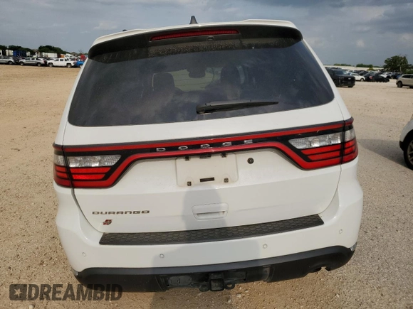 2022 Dodge Durango Special Service with VIN 1C4RDJFG8NC132600, listed as a Copart auction lot 53760455 with 16,186 mi miles and Salvage Title. Bid and sale history available at carsss.com. Image 6.