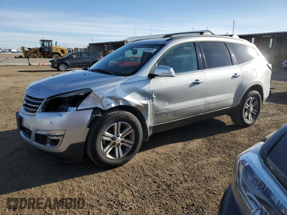 2015 Chevrolet Traverse LT with VIN 1GNKVGKD9FJ280868, listed as a Copart auction lot 49702625 with 127,728 mi miles and Salvage Title. Bid and sale history available at DreamBid. Image 1.