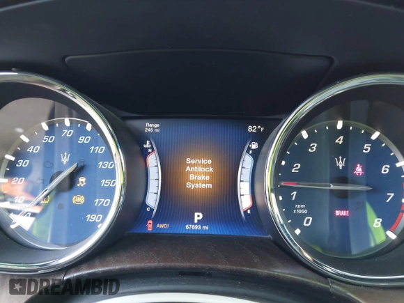 2015 Maserati Quattroporte S Q4 z VIN ZAM56RRAXF1131519, wystawiony jako IAAI lot #42313852 z przebiegiem 67 693 mil mil oraz . Historia ofert i sprzedaży dostępna na DreamBid. Obrazek 7.