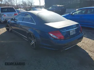 2009 Mercedes-Benz CL-Class 5.5L V8 with VIN WDDEJ86X19A022866, listed as a IAAI auction lot 41681790 with 999,999 mi miles. Bid and sale history available at carsss.com. Image 3.