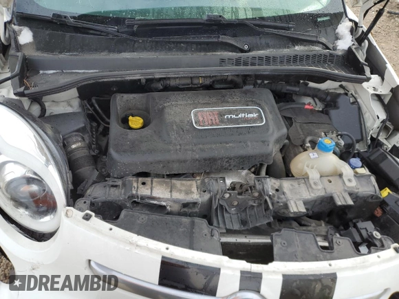 2014 FIAT 500L Trekking with VIN ZFBCFADHXEZ010932, listed as a Copart auction lot 87758755 with Not Provided miles and Salvage Title. Bid and sale history available at DreamBid. Image 11.