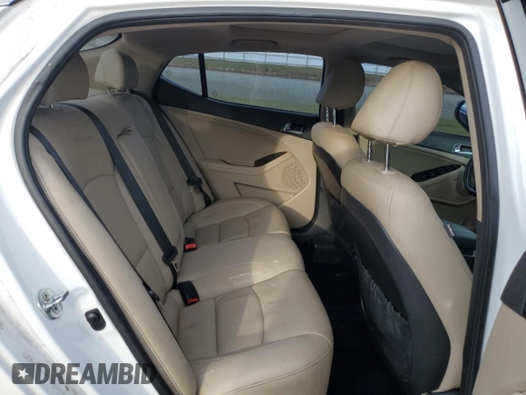 2015 Kia Optima EX z VIN 5XXGN4A7XFG358166, wystawiony jako Copart lot #51613105 z przebiegiem 129 135 mil mil oraz Szkoda całkowita • Salvage title. Historia ofert i sprzedaży dostępna na DreamBid. Obrazek 11.
