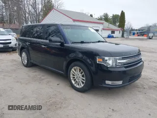 2018 Ford Flex SEL with VIN 2FMGK5C89JBA09640, listed as a IAAI auction lot 41955671 with 136,501 mi miles. Bid and sale history available at carsss.com. Image 1.