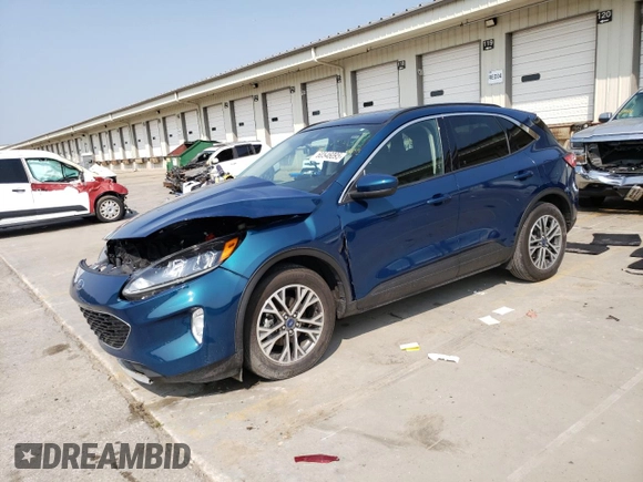 2020 Ford Escape SEL with VIN 1FMCU0H63LUA08628, listed as a Copart auction lot 60546095 with 33,439 mi miles and Salvage title. Bid and sale history available at DreamBid. Image 1.