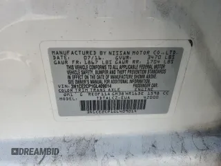 2016 Nissan Note S with VIN 3N1CE2CP1GL409014, listed as a Copart auction lot 54239235 with 106,931 mi miles and Clean Title. Bid and sale history available at DreamBid. Image 12.