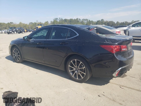 2020 Acura TLX with VIN 19UUB2F34LA000303, listed as a Copart auction lot 43458455 with 48,994 mi miles and Salvage Title. Bid and sale history available at carsss.com. Image 2.