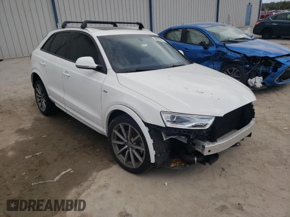 2018 Audi Q3 Premium with VIN WA1BCCFS7JR035197, listed as a Copart auction lot 40069483 with 41,513 mi miles. Bid and sale history available at carsss.com. Image 4.