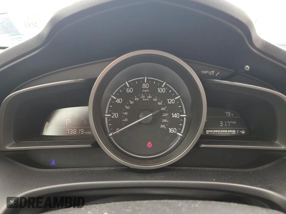 2017 Mazda 3 Sport with VIN 3MZBN1U78HM108749, listed as a Copart auction lot 56848245 with 73,819 mi miles and Salvage Title. Bid and sale history available at DreamBid. Image 9.