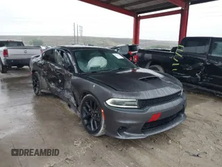 2019 Dodge Charger R/T with VIN 2C3CDXCT1KH507167, listed as a IAAI auction lot 41399123 with 53,734 mi miles and . Bid and sale history available at carsss.com. Image 1.
