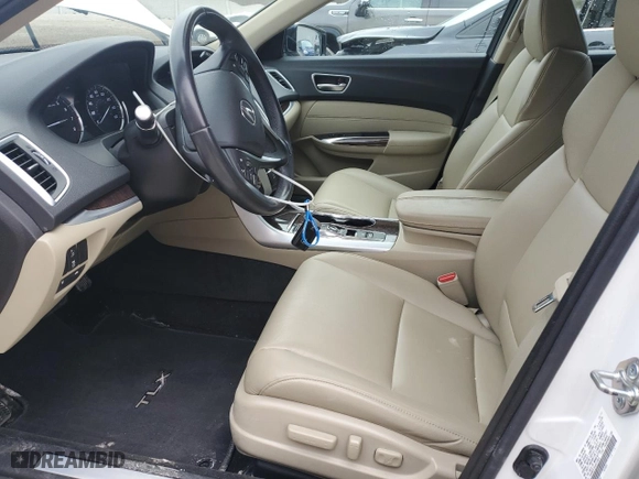 2018 Acura TLX with VIN 19UUB2F33JA010625, listed as a Copart auction lot 47128555 with 57,208 mi miles and Clean Title. Bid and sale history available at carsss.com. Image 7.