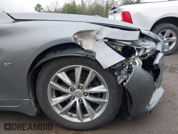 2014 Infiniti Q50 Premium с VIN JN1BV7AR1EM702573, выставлен на аукционе IAAI как лот 42186791 с пробегом 162 627 миль миль и . История ставок и продаж доступна на DreamBid. Изображение 19.