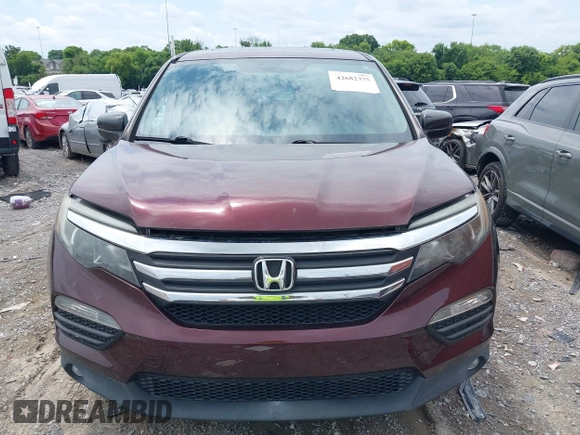 2016 Honda Pilot EX-L with VIN 5FNYF6H55GB082646, listed as a IAAI auction lot 42682375 with 96,314 mi miles and . Bid and sale history available at DreamBid. Image 6.