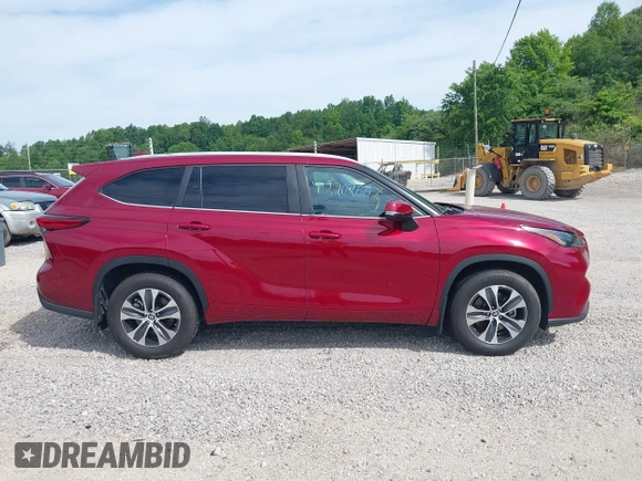 2023 Toyota Highlander L with VIN 5TDKDRAH8PS026410, listed as a IAAI auction lot 42202667 with 20,551 mi miles and . Bid and sale history available at DreamBid. Image 13.