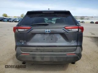 2022 Toyota RAV4 Hybrid XLE with VIN 4T3RWRFV6NU061336, listed as a Copart auction lot 51602405 with 47,653 mi miles and Salvage title. Bid and sale history available at DreamBid. Image 6.