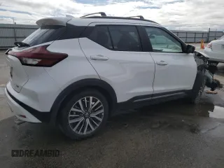 2021 Nissan Kicks SR with VIN 3N1CP5DV4ML489686, listed as a Copart auction lot 49098215 with 50,881 mi miles and Salvage Title. Bid and sale history available at carsss.com. Image 3.