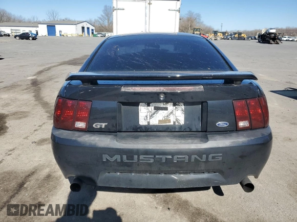 2001 Ford Mustang GT Deluxe with VIN 1FAFP42X81F208610, listed as a Copart auction lot 50938925 with 0 mi miles and Salvage Title. Bid and sale history available at carsss.com. Image 6.