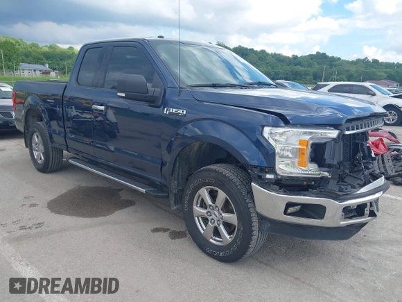 2018 Ford F-150 XL with VIN 1FTFX1E53JFB54183, listed as a IAAI auction lot 42224389 with 62,782 mi miles and . Bid and sale history available at DreamBid. Image 1.