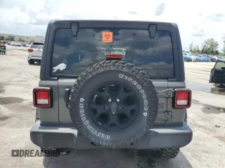 2020 Jeep Wrangler Unlimited Willys with VIN 1C4HJXDN7LW337975, listed as a Copart auction lot 58839085 with Not provided miles and Non repairable. Bid and sale history available at DreamBid. Image 6.