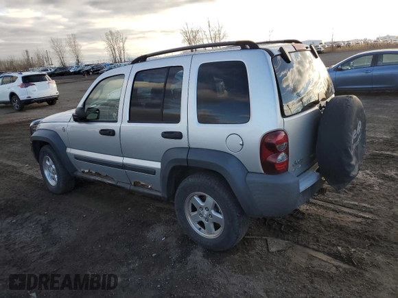 2006 Jeep Liberty Sport with VIN 1J4GL48556W185689, listed as a Copart auction lot 81289224 with 254,291 mi miles and Salvage Title. Bid and sale history available at carsss.com. Image 2.