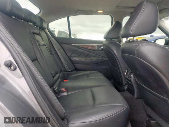 2015 Infiniti Q50 Sport with VIN JN1BV7AP1FM331043, listed as a Copart auction lot 60319895 with 150,645 mi miles and Salvage title. Bid and sale history available at DreamBid. Image 10.