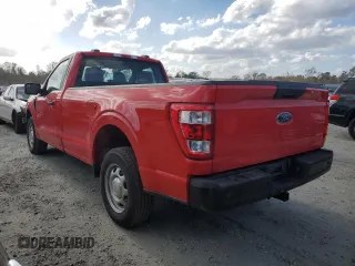 2023 Ford F-150 XL with VIN 1FTMF1C57PKF05268, listed as a Copart auction lot 77541224 with 17,906 mi miles and Salvage Title. Bid and sale history available at carsss.com. Image 2.