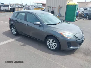 2013 Mazda 3 i Touring with VIN JM1BL1LP1D1831215, listed as a IAAI auction lot 41829352 with 26,986 mi miles and . Bid and sale history available at DreamBid. Image 1.