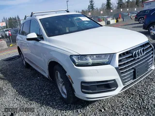 2018 Audi Q7 Premium Plus with VIN WA1LHAF71JD002344, listed as a IAAI auction lot 41664734 with 83,955 mi miles. Bid and sale history available at carsss.com. Image 1.