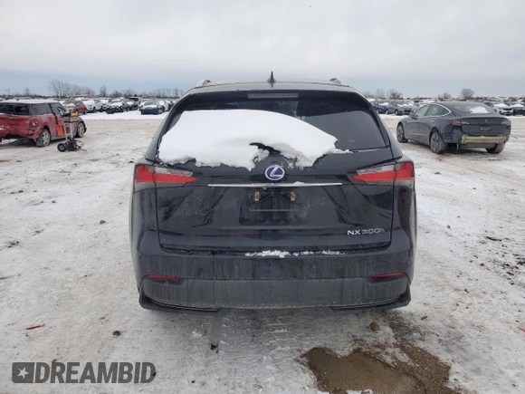 2017 Lexus NX 300h with VIN JTJBJRBZ7H2053412, listed as a Copart auction lot 44462015 with 50,076 mi miles and Salvage Title. Bid and sale history available at DreamBid. Image 6.