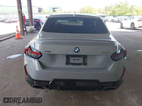 2022 BMW 2 Series M240i xDrive with VIN 3MW53CM07N8C16723, listed as a IAAI auction lot 42173534 with 26,767 mi miles and . Bid and sale history available at DreamBid. Image 16.