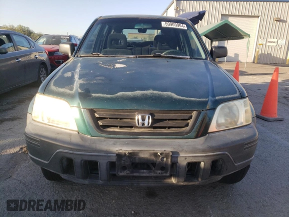 1999 Honda CR-V LX with VIN JHLRD1849XC083285, listed as a Copart auction lot 59909904 with 127,759 mi miles and Salvage Title. Bid and sale history available at carsss.com. Image 5.