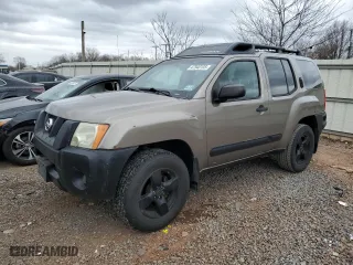 2005 Nissan Xterra S with VIN 5N1AN08W35C636394, listed as a Copart auction lot 47940135 with 122,665 mi miles and Clean Title. Bid and sale history available at carsss.com. Image 1.