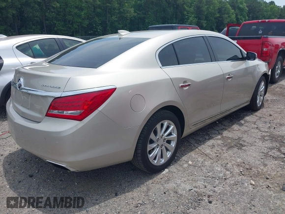 2015 Buick LaCrosse Premium I with VIN 1G4GD5G36FF252885, listed as a IAAI auction lot 42360626 with 102,736 mi miles and . Bid and sale history available at DreamBid. Image 4.