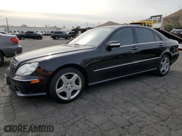 2003 Mercedes-Benz S-Class 5.0L with VIN WDBNG75J03A335168, listed as a Copart auction lot 84562614 with 91,096 mi miles and Salvage Title. Bid and sale history available at carsss.com. Image 1.