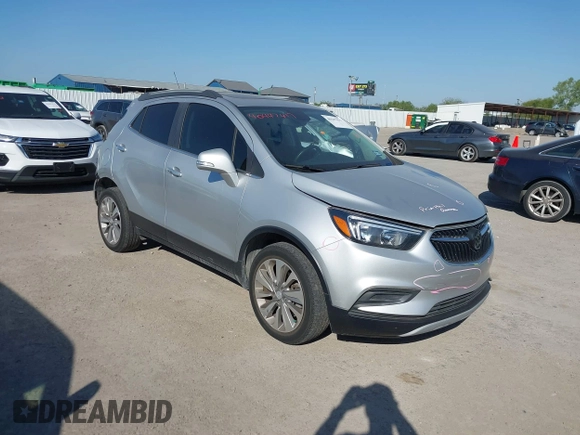 2019 Buick Encore Preferred with VIN KL4CJESB4KB917210, listed as a IAAI auction lot 40447417 with 47,045 mi miles. Bid and sale history available at carsss.com. Image 1.