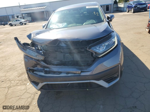2021 Honda CR-V EX-L with VIN 2HKRW2H87MH621904, listed as a Copart auction lot 50693445 with 46,111 mi miles and Salvage Title. Bid and sale history available at carsss.com. Image 5.